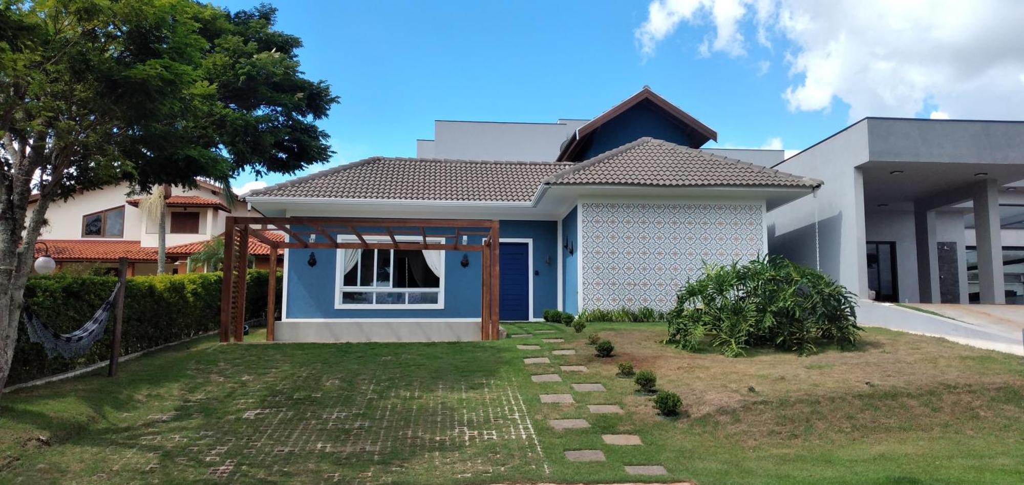 הוילה פרנפנמה Minha Casinha Azul Na Represa מראה חיצוני תמונה